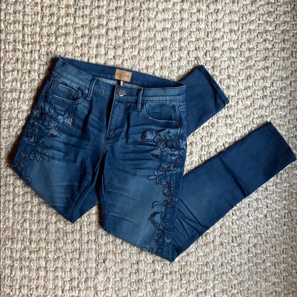 Driftwood Marilyn Embroidered Skinny Jeans
